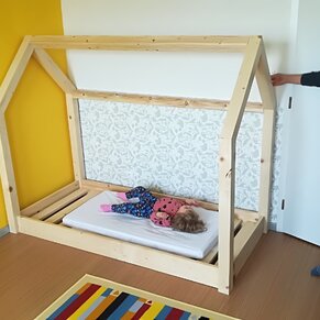 Detská montessori posteľ s roštom
